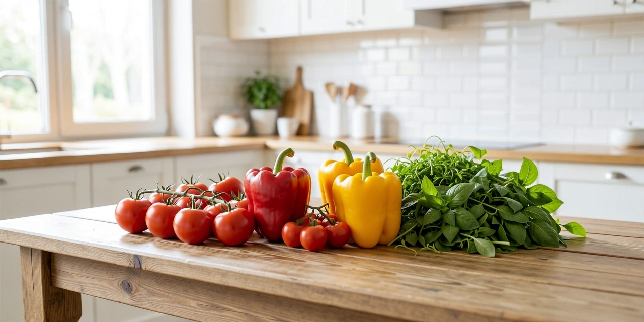 Ingrediente proaspete pentru educație nutrițională